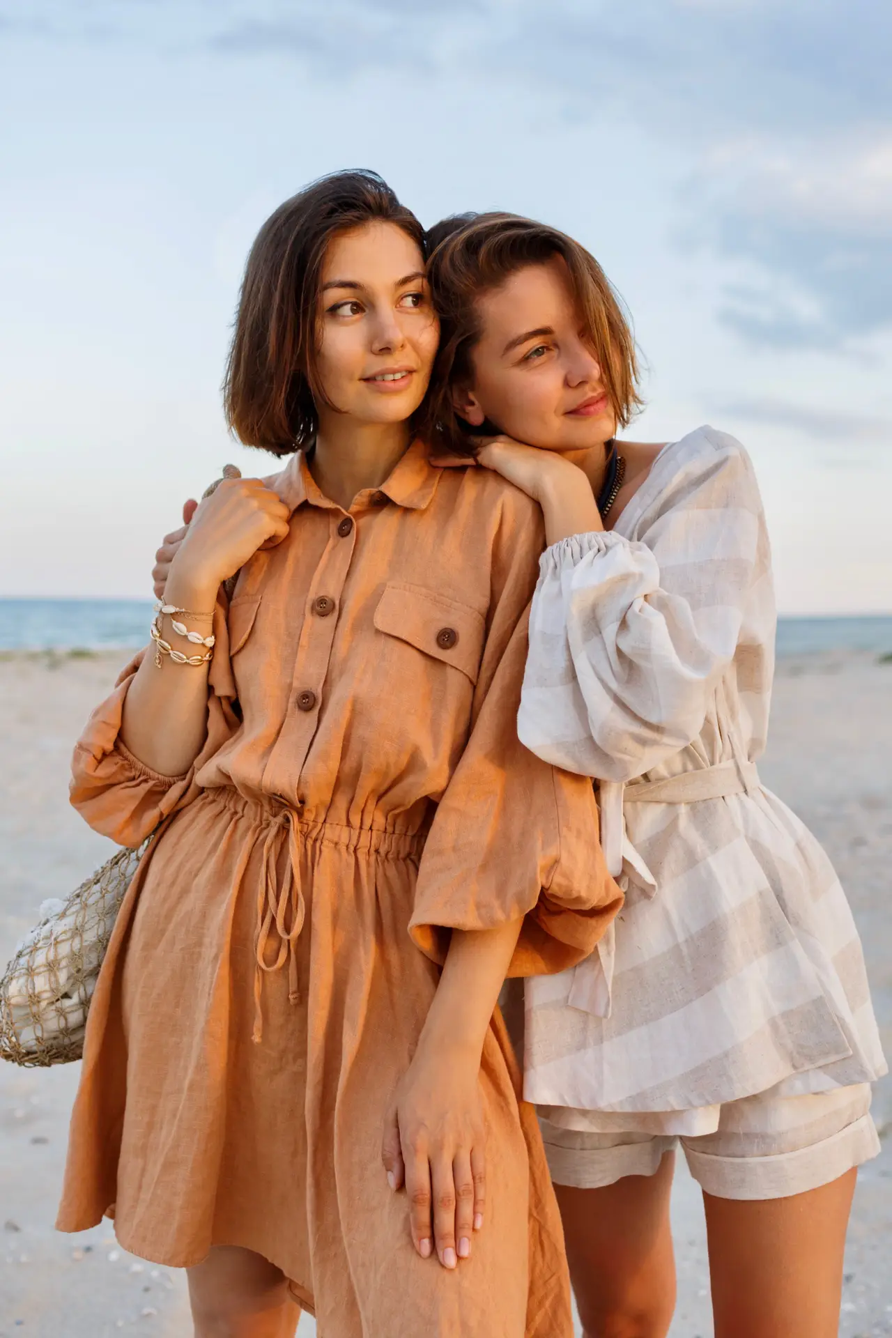 Mum friends at beach